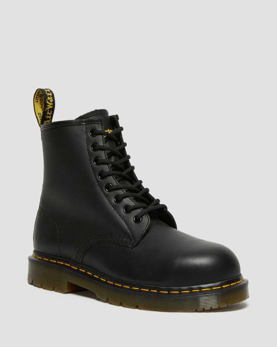 Dr. Martens 1460 Slip Resistant Steel Toe Naisten Originals Nilkkurit - Mustat Nilkkurit [286-RZUIPC